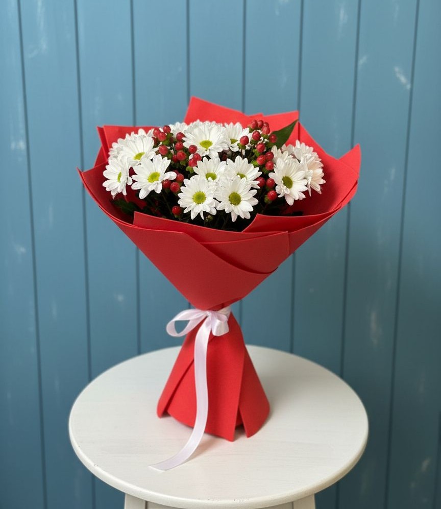 Букет цветов из: Хризантемы в Большом Царыне