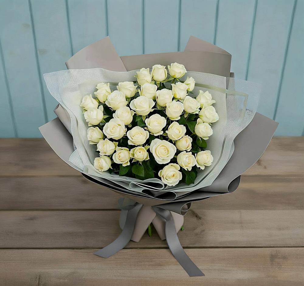 Букет Белоснежная нежность в Большом Царыне
