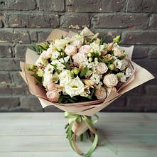 Букет цветов из:  Альстромерии, Розы и Хризантемы #REPLACE_PRED# Большом Царыне