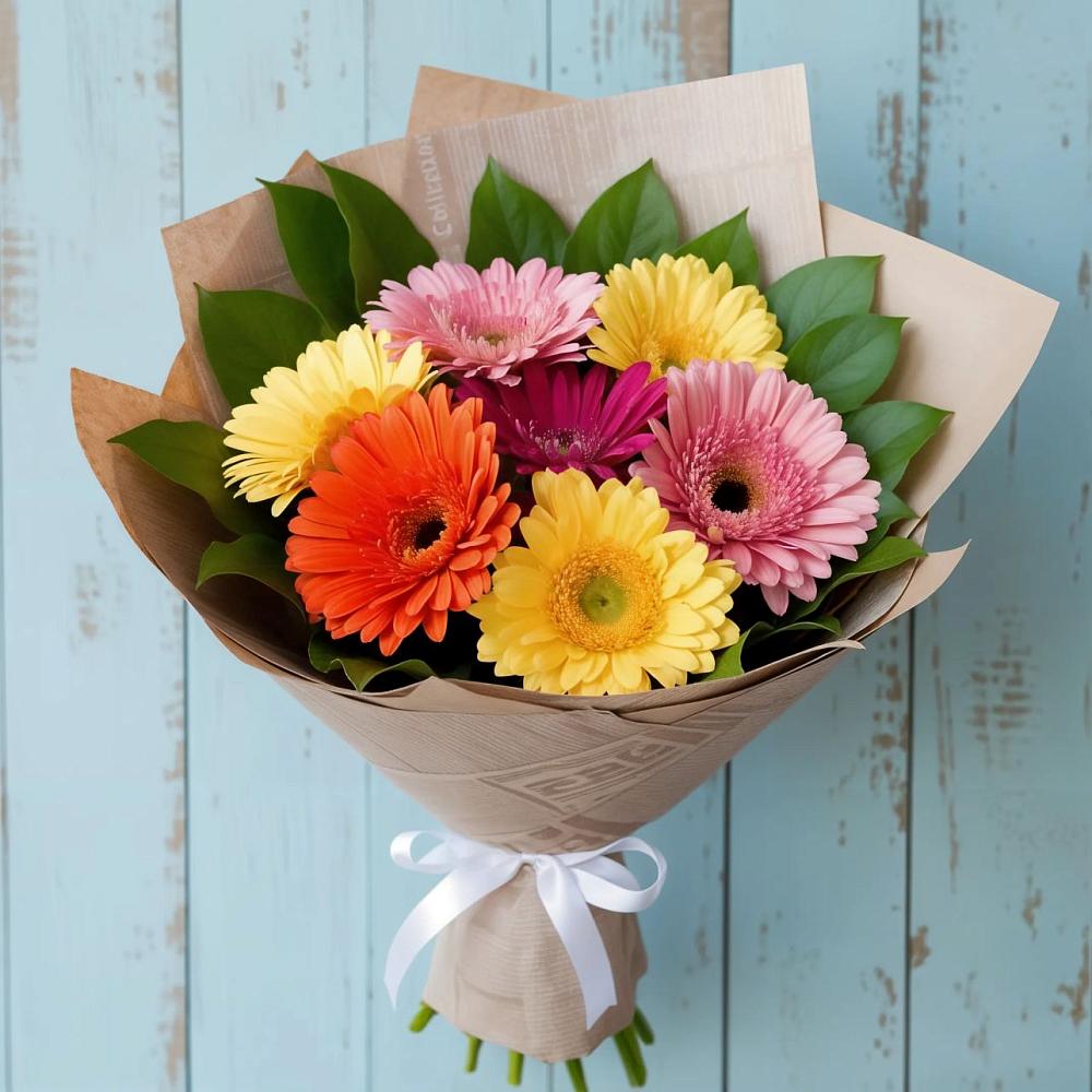 Букет цветов из: Герберы в Большом Царыне