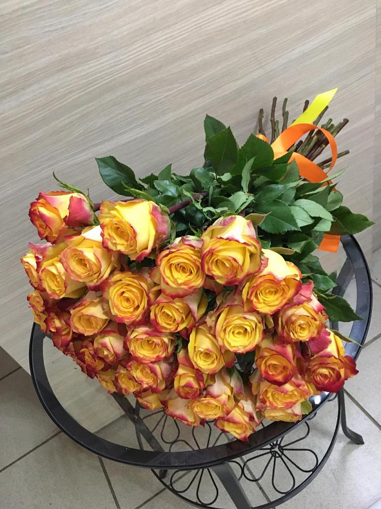 Букет Желтые розы в Большом Царыне