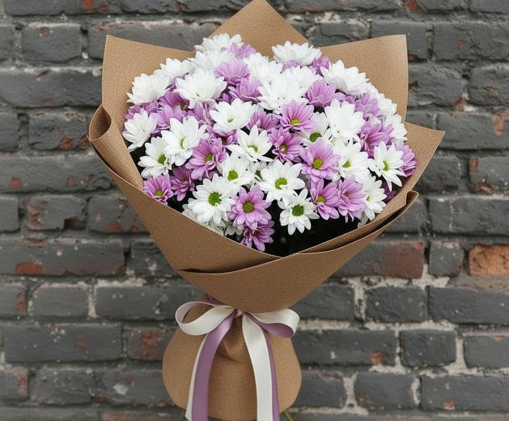 Букет цветов из: Хризантемы в Большом Царыне