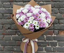 Букет цветов из:  Хризантемы #REPLACE_PRED# Большом Царыне