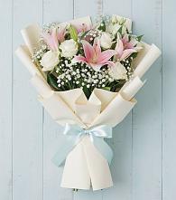 Букет цветов из:  Лилии в Большом Царыне