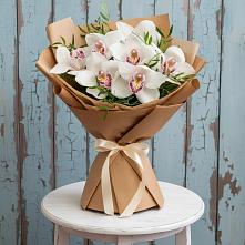 Букет цветов из:  Орхидеи и Розы в Большом Царыне